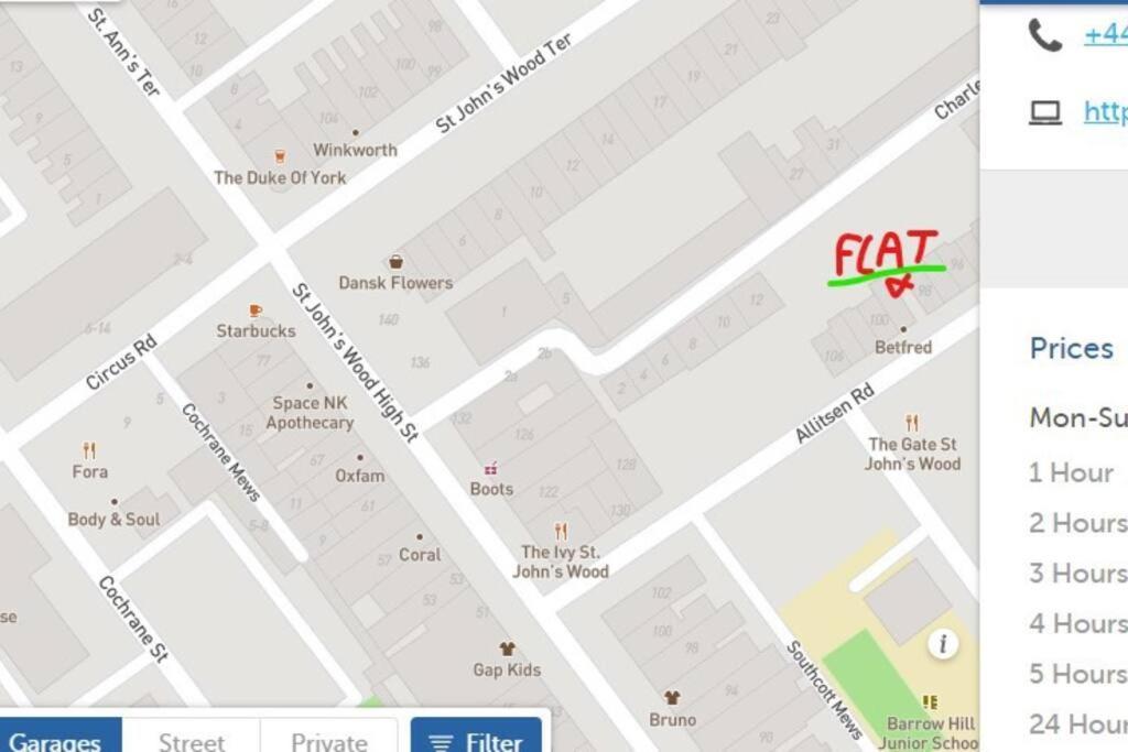 Studio Flat In The Heart Of St. Johns Wood Лондон Екстер'єр фото